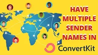 How to have multiple sender names in ConvertKit
