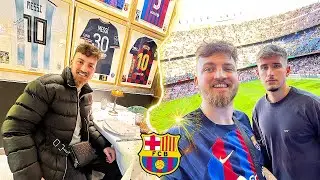 Silvester VLOG aus Barcelona 🎆 Messis Stamm-Restaurant 🥩 + Barça Training im Camp Nou | ViscaBarca