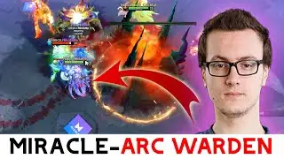 Miracle- 200 IQ Arc Warden ! The Magnetic Field Save The Throne! AMAZING COMEBACK | DOTA 2 MICRO