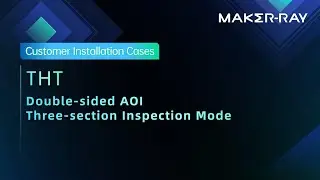 MAKER-RAY Double-sided AOI Three-section Inspection Mode