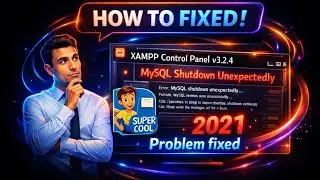 How to fixed MySQL shutdown Unexpectedly ll MySQL not starting in Xampp server ll Error : Solved