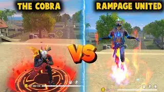 THE COBRA BUNDLE VS RAMPAGE UNITED BUNDLE ABILITY TEST | BEST LEGENDARY BUNDLE - GARENA FREE FIRE