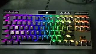 Corsair K70 RGB TKL Champion Series Lighting Effects and Sound