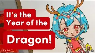 Let's Draw A Dragon Girl! | Drawing Tutorial