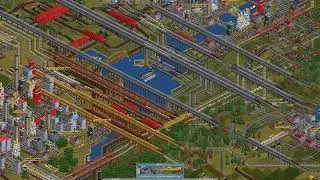 OpenTTD - 100 Years Timelapse & Train Cam