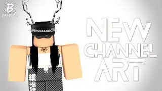 New Channel Art! / Roblox GFX Speed Art