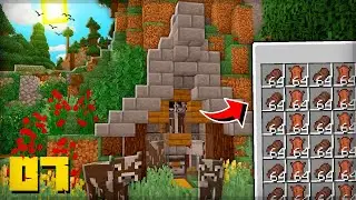 MEGA FARM DE VACAS - COURO E CARNE!  - Minecraft Survival 07
