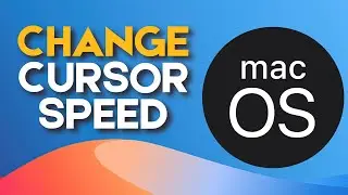 How to change Cursor Speed on Mac