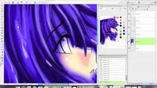 manga coloring with photoshop elements