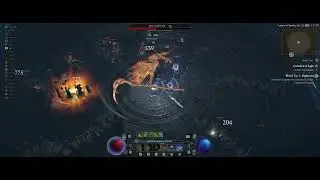 Diablo 4 - Melee Sorceress - Capstone boss No Pots