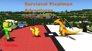 Minecraft PC: Survival Pixelmon Adventures: Fossils ! : #3