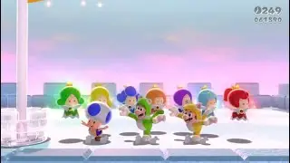 Super Mario 3D World (Switch) 4-P Multiplayer - World Bowser (World 8)