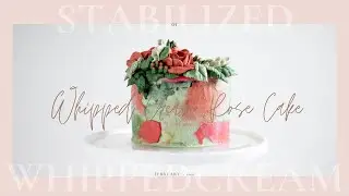 Can you make flowers with Whipped Cream?YES! Whipped cream cake and flowers,Stabilized whipped cream