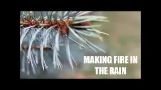 Making Fire in the Rain - Vargo Hexagon Wood Stove