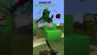 Minecraft but, when you get clean combos in hypixel bedwars #shorts