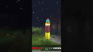 HEROBRINE ATTACCA LO STEVE MUTANTE !!! 😱😱😱😱 #shorts #minecraft