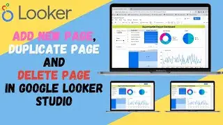 How to Add New Page, Duplicate Page, & Delete Page in Google Looker Studio