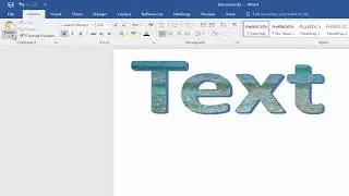 How to insert Image into Text in Microsoft Word 2017
