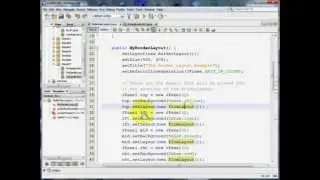 Java GUI - Using the BorderLayout