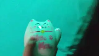 Ganhei um cofrinho neko 😎💅