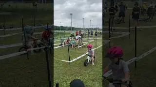 Oh No Bike Crash #toddlers #kids #toddleractivities #striderbike #balancebike #racing #bikerace