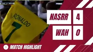 NASR vs WAH 4-0 All Goals & Highlights 2023 || CRISTIANO RONALDO HATTRICK