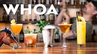 I made 5 HORSE themed cocktails! Race day drinks for horse people