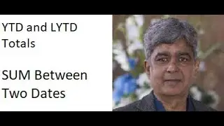 How to calculate YTD and LYTD Total || Excel’s most important Trick
