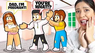 MY DAUGHTER TOLD HER DAD SHE'S PREGNANT! *HE GOT SO MAD* (Roblox)