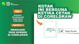 #18 CorelDraw Pemula : Mengenal Page Border di CorelDraw