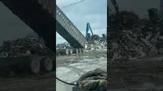 At the scrap yard