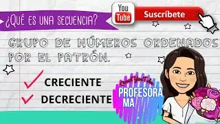 Patrones y secuencias numéricas
