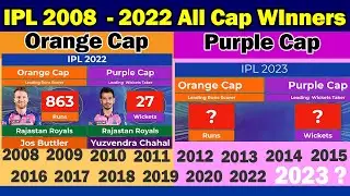 🏆🏆 All IPL Orange & Purple Cap Winners List - 2008-2022🏆IPL Orange Cap Winner IPL Purple Cap Winners