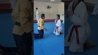 Defesa Pessoal de joelhos do Taekwondo