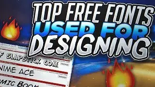 TOP FONTS USED FOR DESIGNING