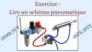 Exercice Corrigé sur les éléments du schéma pneumatique