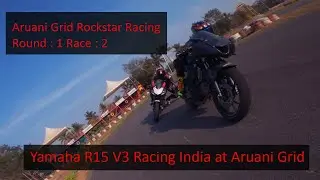 Yamaha r15v3 Racing by Rockstar Racing at Aruani Grid. Who will win ??
