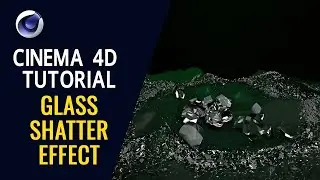 Glass Shatter Effect - Cinema 4D Tutorial