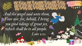 Luke 2:10 Christmas Bible Verse || Bible Verse || Christian Projects