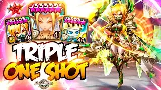 Guardian TRIPLE ONE SHOT COMBO (High DMG/Ignore DEF) in Summoners War