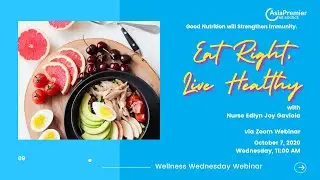 APOSI Community Webinar | Wellness Wednesday | Eat Right Live Healthy