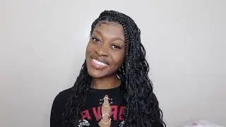 $110 Bohemian Knotless FULL LACE  Braided Wig Install | SOKU Amazon