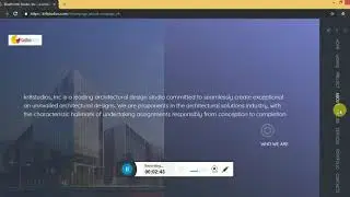 intero theme one page demo for architectural company