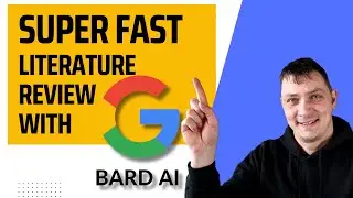 How to do a literature review FAST with Google Bard (Gemini)