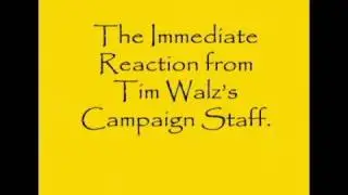 Tim Walz: Doh!