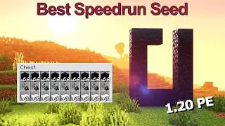 Best SPEEDRUN Minecraft Seed 2024 Bedrock! (Minecraft 2024 Seeds Bedrock)