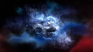 Nebula Blue Galaxy | Galaxy | Free Stock Footage 4K | Motion Background Videos | NoCopyrightVideos