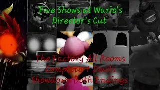Five Shows at Wario's Director's Cut The Factory All Rooms Complete + Devils Showdown Both Endings