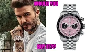 REVIEW OF TUDOR BLACK BAY CHRONO (PINK) NEW VIDEO #tudorwatch #tudor #tudorblackbay #davidbeckham