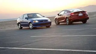 2000 Honda Civic Si vs. 2012 Honda Civic Si | Track Tested | Edmunds.com